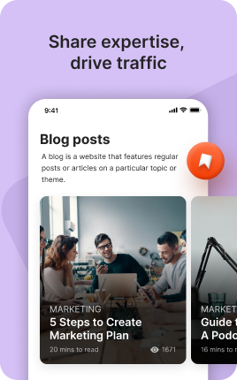 Blog Block — example 1