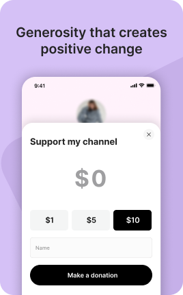 Tips & Donations Block — example 2