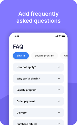 FAQ Block — example 1