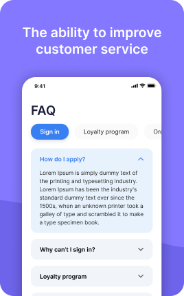 FAQ Block — example 2