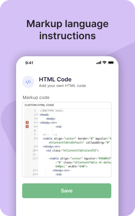 HTML Block — example 2