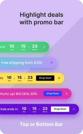 Promobar Block — example 3