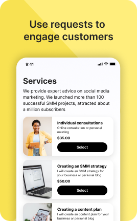 Services Block — example 2