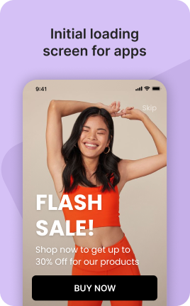 Splash Screen Block — example 1